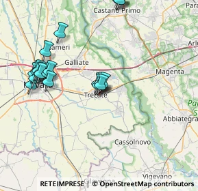 Mappa Via Ugo Foscolo, 28069 Trecate NO, Italia (8.0865)