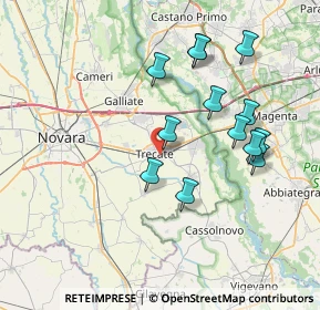 Mappa Via Ugo Foscolo, 28069 Trecate NO, Italia (7.24769)