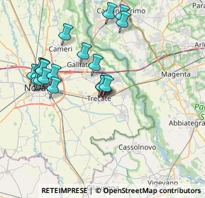 Mappa Via Ugo Foscolo, 28069 Trecate NO, Italia (7.5935)