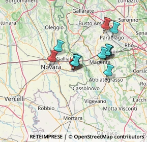 Mappa Via Ugo Foscolo, 28069 Trecate NO, Italia (10.86917)