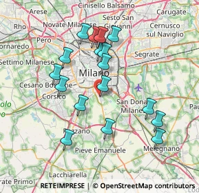 Mappa Via Noto, 20141 Milano MI, Italia (6.94118)