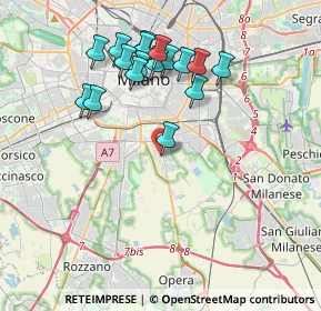 Mappa Via Noto, 20141 Milano MI, Italia (3.76412)