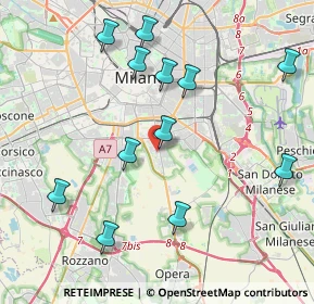 Mappa Via Noto, 20141 Milano MI, Italia (4.30333)