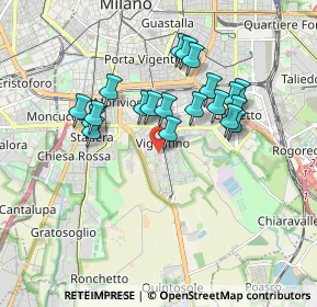 Mappa Via Noto, 20141 Milano MI, Italia (1.5455)