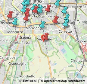 Mappa Via Noto, 20141 Milano MI, Italia (2.5135)