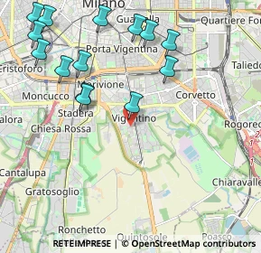 Mappa Via Noto, 20141 Milano MI, Italia (2.45857)