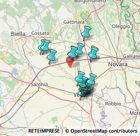 Mappa Villarboit, 13030 Villarboit VC, Italia (11.0855)