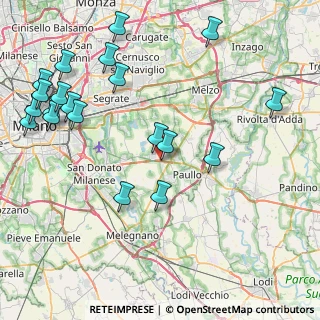 Mappa Via Alcide de Gasperi, 20048 Pantigliate MI, Italia (10.3835)