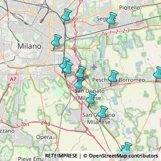 Mappa Via Privata Fidenza, 20097 San Donato Milanese MI, Italia (4.65846)