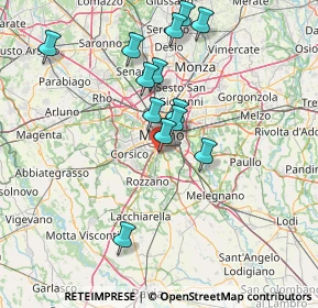 Mappa Via Privata Pietro Ogliari, 20141 Milano MI, Italia (13.87231)