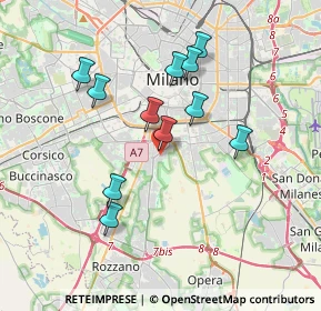 Mappa Via Privata Pietro Ogliari, 20141 Milano MI, Italia (3.28273)