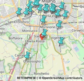 Mappa Via Privata Pietro Ogliari, 20141 Milano MI, Italia (2.465)
