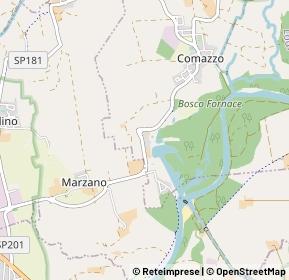 Mappa Via Mairana, 26833 Comazzo LO, Italia (1.12308)