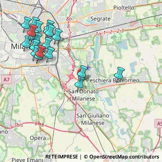 Mappa Via 25 Aprile, 20097 San Donato Milanese MI, Italia (5.2885)