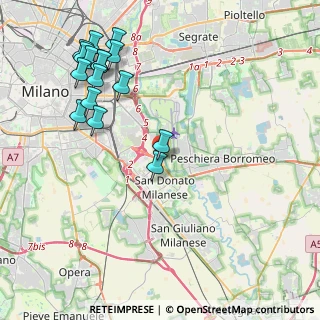 Mappa Via 25 Aprile, 20097 San Donato Milanese MI, Italia (4.83375)