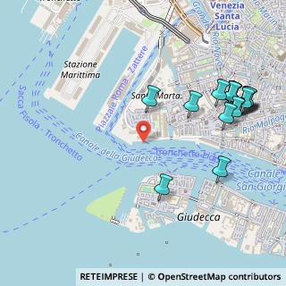 Mappa Santa Marta - Punto Franco, 30123 Venezia VE, Italia (0.6435)