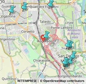 Mappa Cavalcavia Pontinia, 20138 Milano MI, Italia (2.73818)