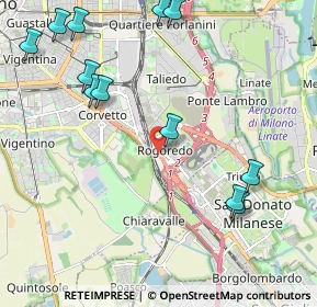 Mappa Cavalcavia Pontinia, 20138 Milano MI, Italia (2.57333)