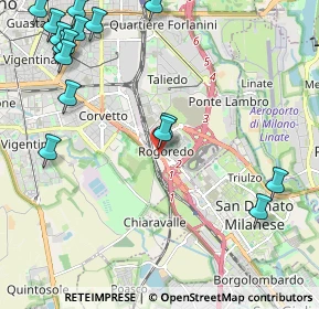Mappa Cavalcavia Pontinia, 20138 Milano MI, Italia (2.89063)