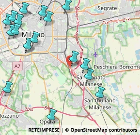 Mappa Cavalcavia Pontinia, 20138 Milano MI, Italia (5.9905)