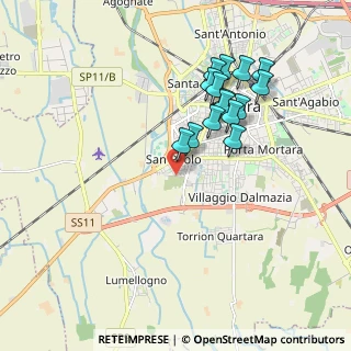 Mappa Via Umbria, 28100 Novara NO, Italia (1.76067)