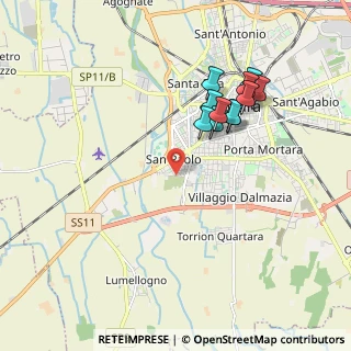 Mappa Via Umbria, 28100 Novara NO, Italia (1.79091)
