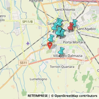 Mappa Via Umbria, 28100 Novara NO, Italia (1.51333)