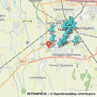 Mappa Via Umbria, 28100 Novara NO, Italia (1.79857)