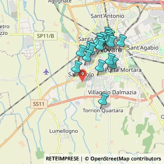 Mappa Via Umbria, 28100 Novara NO, Italia (1.6725)