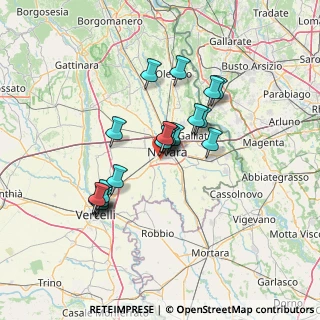 Mappa Via Umbria, 28100 Novara NO, Italia (11.5015)