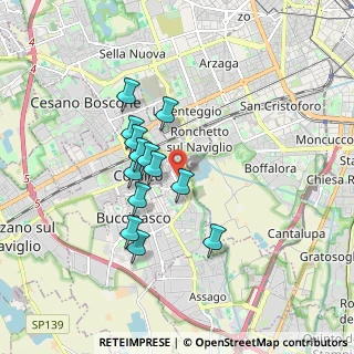 Mappa Via degli Alpini, 20090 Buccinasco MI, Italia (1.40923)