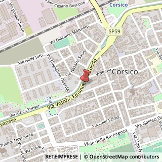 Mappa Via Vittorio Emanuele II, 6, 20094 Corsico, Milano (Lombardia)