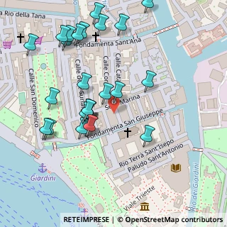 Mappa Calle Seco Marina, 30122 Venezia VE, Italia (0.14231)