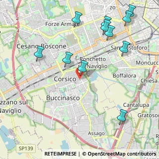Mappa Via Giotto, 20090 Buccinasco MI, Italia (2.58)