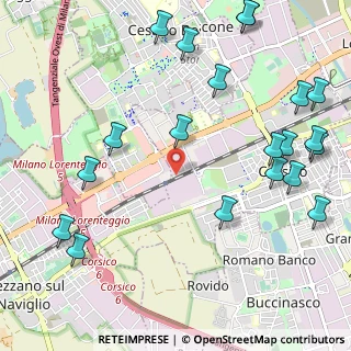 Mappa Via Pietro Nenni, 20094 Corsico MI, Italia (1.4015)