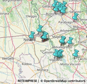 Mappa Via Isonzo, 28069 Trecate NO, Italia (15.82263)