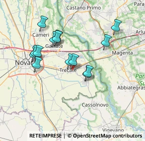 Mappa Via Isonzo, 28069 Trecate NO, Italia (6.55714)