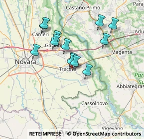 Mappa Via Isonzo, 28069 Trecate NO, Italia (6.11308)