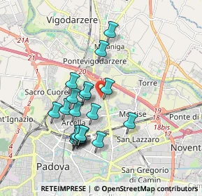 Mappa Via Cardinale Callegari, 35132 Padova PD, Italia (1.6565)