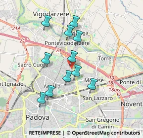 Mappa Via Cardinale Callegari, 35132 Padova PD, Italia (1.57182)