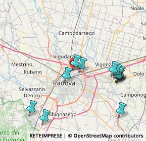Mappa Via Cardinale Callegari, 35132 Padova PD, Italia (8.51308)