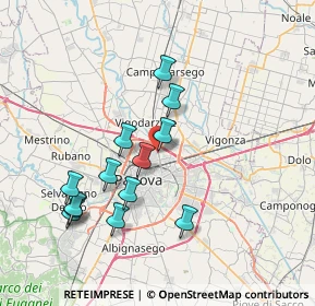 Mappa Via Cardinale Callegari, 35132 Padova PD, Italia (7.12462)