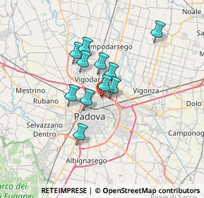 Mappa Via Cardinale Callegari, 35132 Padova PD, Italia (4.95)