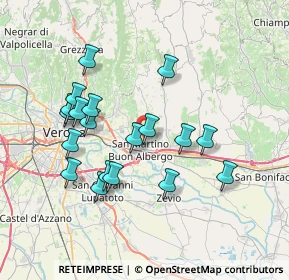 Mappa Via Paolo Borsellino, 37036 San Martino Buon Albergo VR, Italia (6.99737)