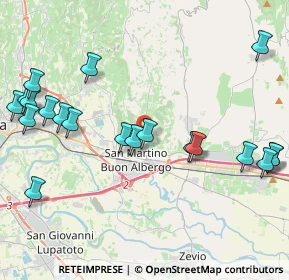 Mappa Via Paolo Borsellino, 37036 San Martino Buon Albergo VR, Italia (5.0545)