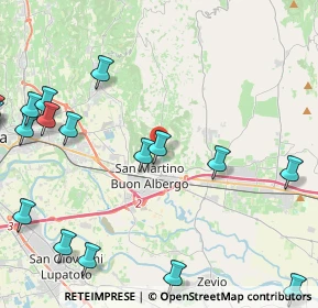 Mappa Via Paolo Borsellino, 37036 San Martino Buon Albergo VR, Italia (6.25158)