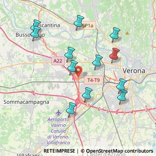 Mappa Tronco T4-T9, 37137 Verona VR, Italia (4.2025)