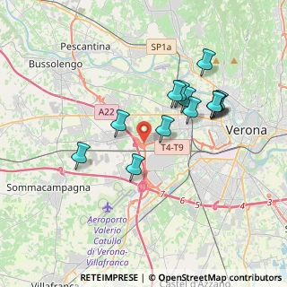 Mappa Tronco T4-T9, 37137 Verona VR, Italia (3.32692)