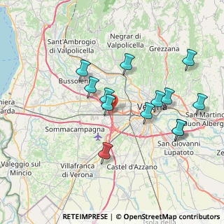 Mappa Tronco T4-T9, 37137 Verona VR, Italia (7.27462)