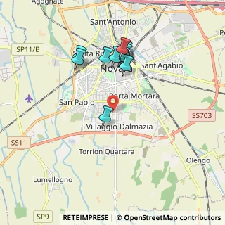 Mappa Via Spreafico, 28100 Novara NO, Italia (1.75727)